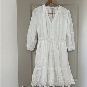 Knox Rose White Long Sleeve Dress
